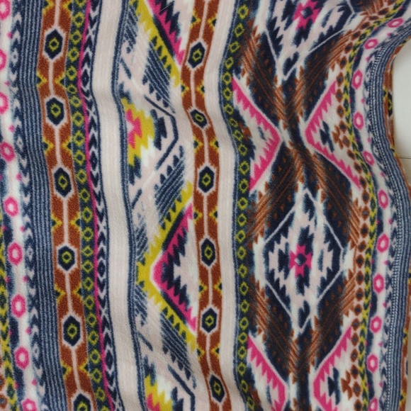 Eddie Bauer Women's Quest Fleece Aztec Southwestern 1/4 Zip LS - Picture 7 of 12